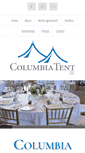 Mobile Screenshot of columbiatent.com